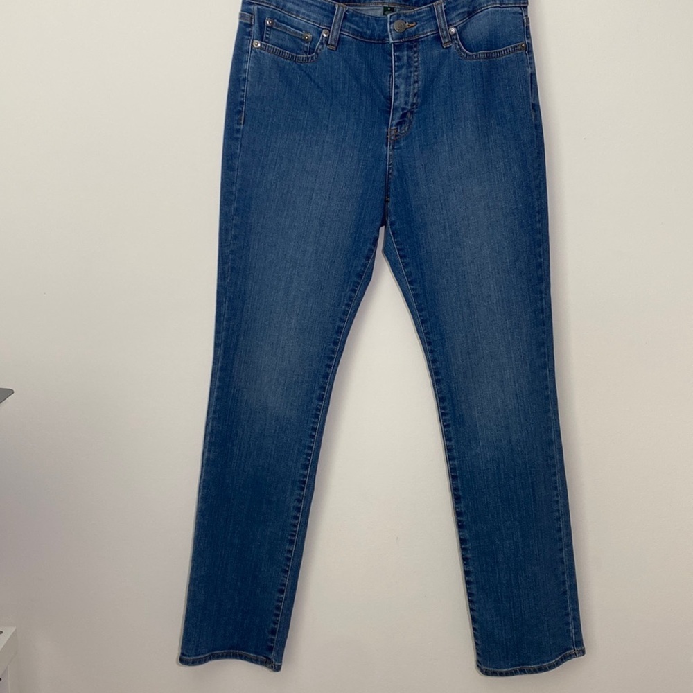 Lauren Ralph Lauren Premier Straight Stretch Denim Jeans Size 8 - Picture 2 of 11